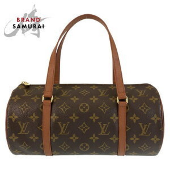 Louis Vuitton Papillon leather handbag Monogram brown - Picture 1 of 9